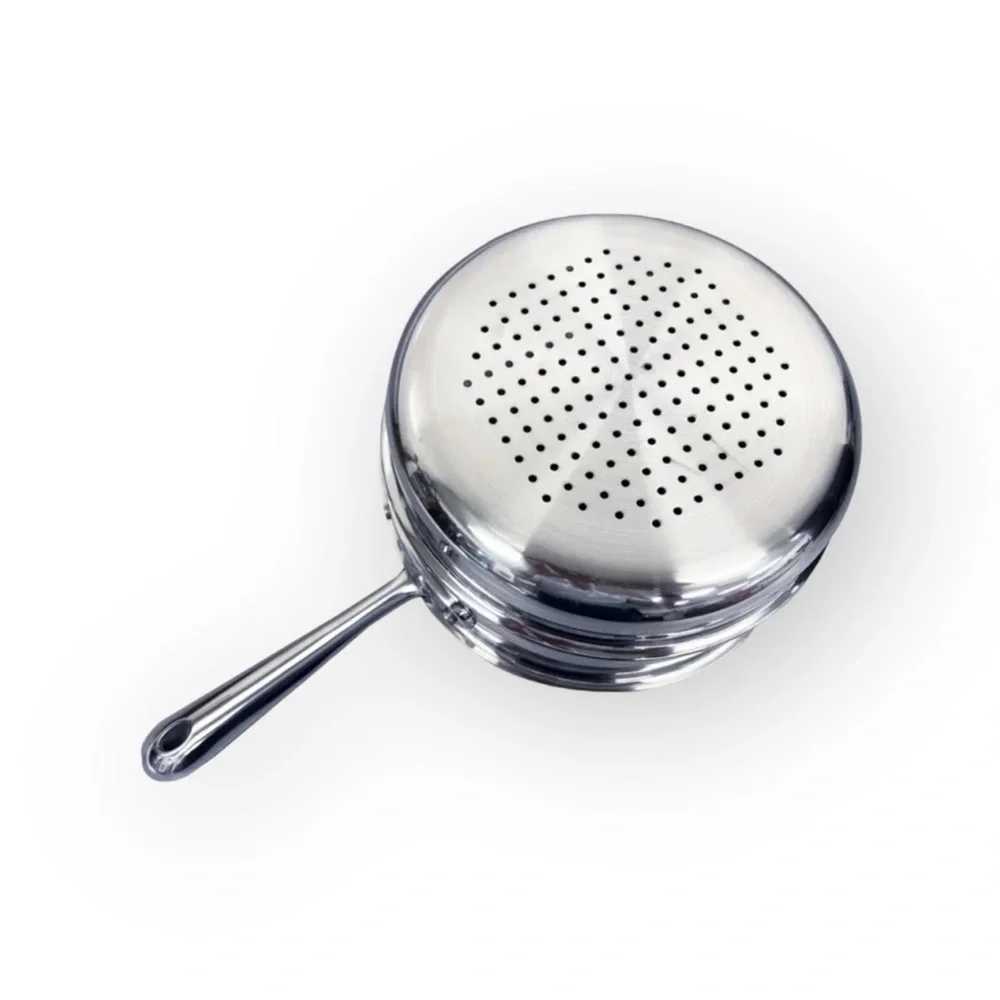 All Clad ★Polished Stainless Steel8” Universal Strainer Steamer Insert★pricefirm